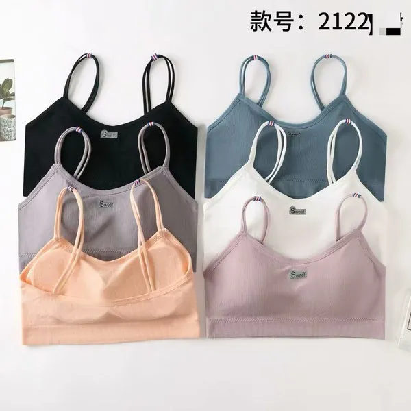 Bralette deportivo de tirantes finos