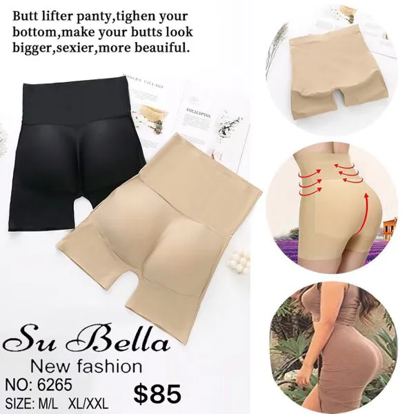 Faja short levanta glúteos con relleno