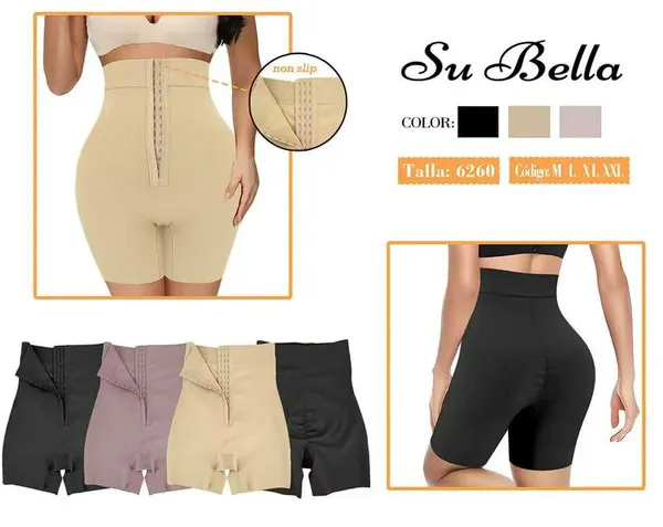 Faja short moldeadora de cintura alta