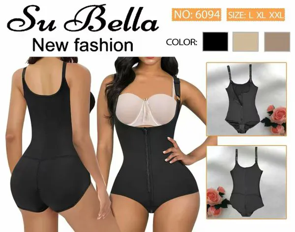 Faja body con cierre levanta glúteos