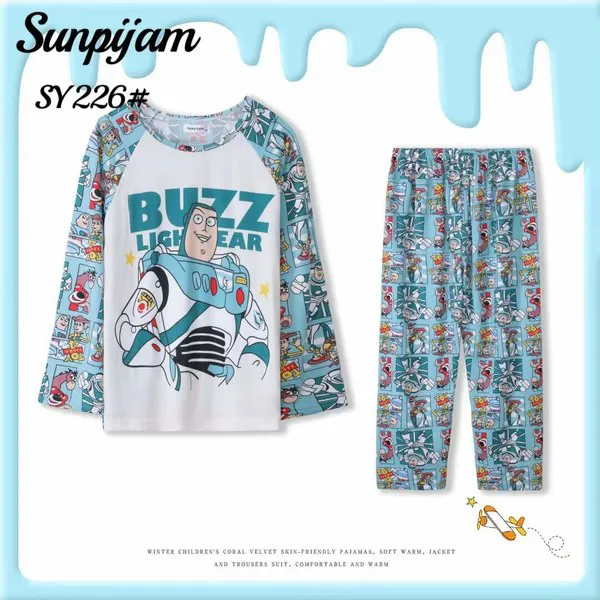 Pijama de niño explorador espacial manga larga