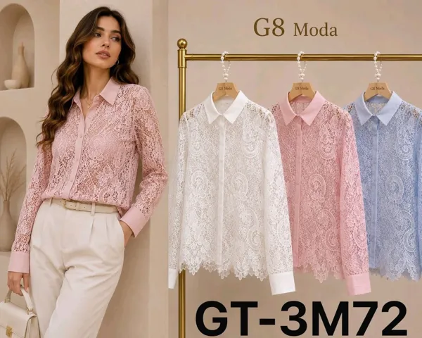 Blusa de encaje