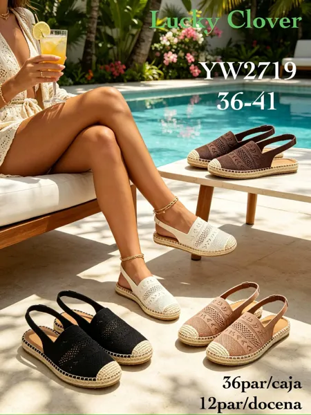 Sandalias tipo alpargata
