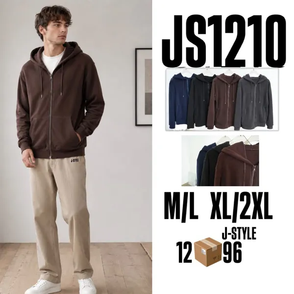 Sudadera con cremallera y capucha