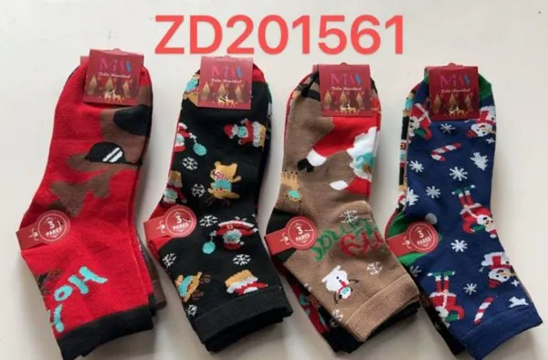 Calcetines navideños para dama