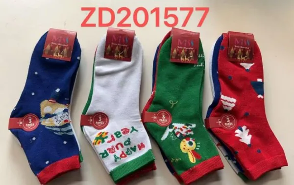 Calcetines navideños para dama