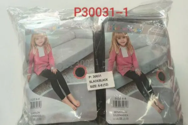 Mallas tipo media para niña