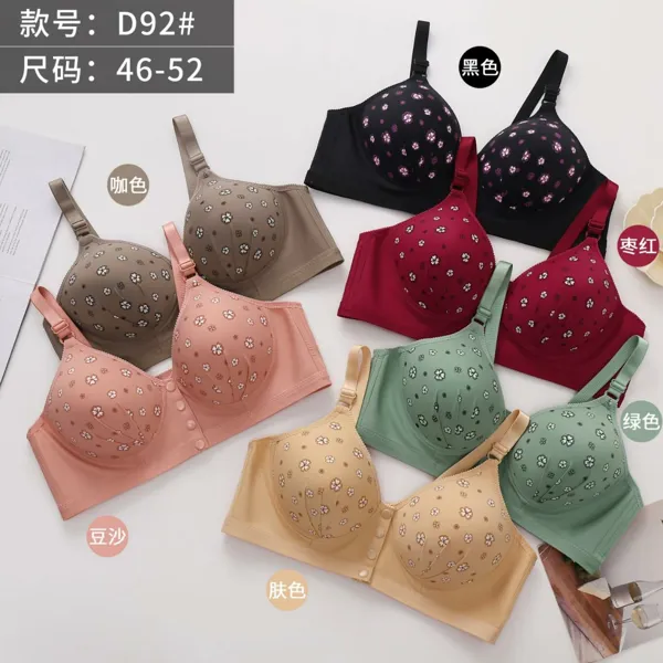 Sostén sin varillas estampado floral