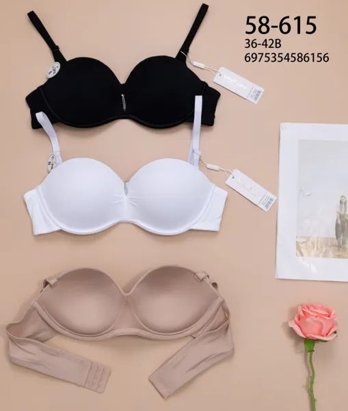 Sostén strapless copa B