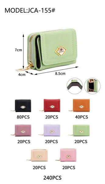 Cartera pequeña plegable para dama
