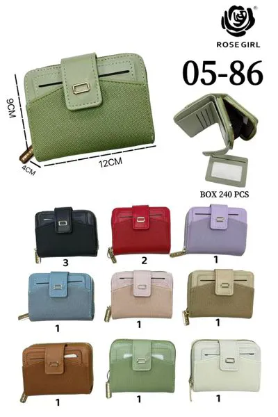 Cartera bicolor para dama