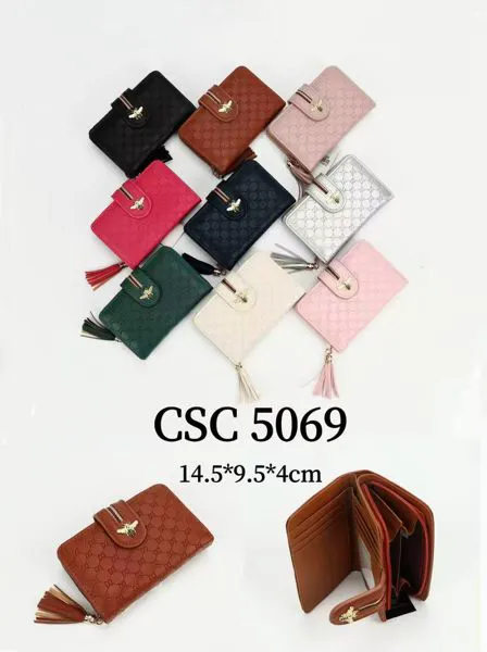Cartera para dama con borla