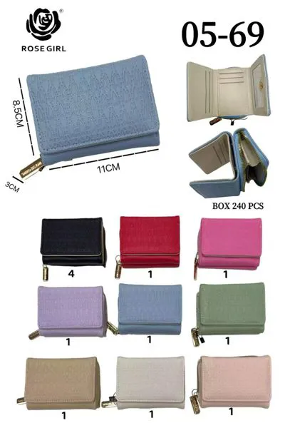 Cartera compacta para dama