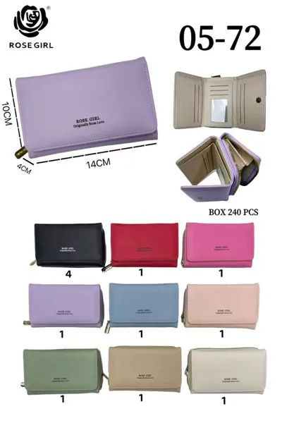 Cartera larga para dama