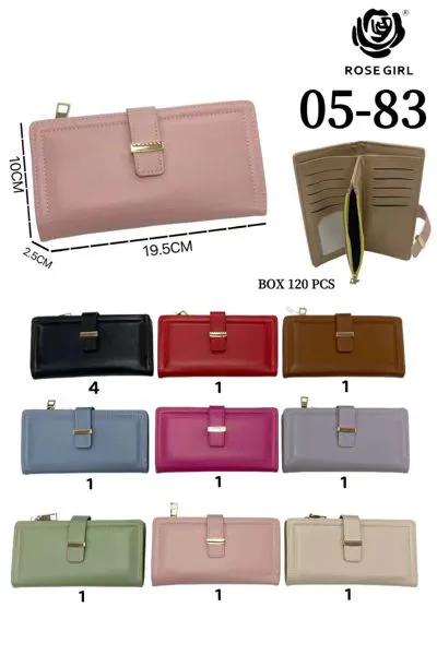 Cartera larga con hebilla