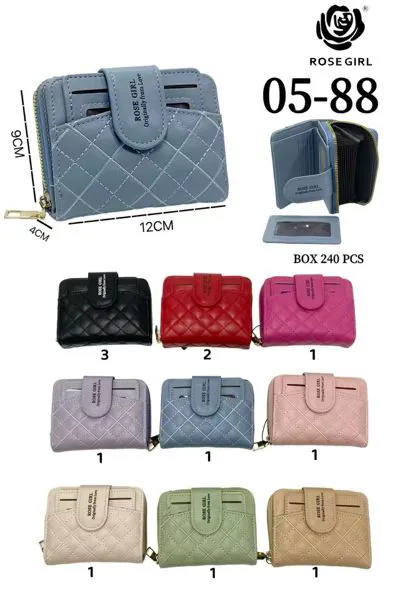 Cartera acolchada para dama