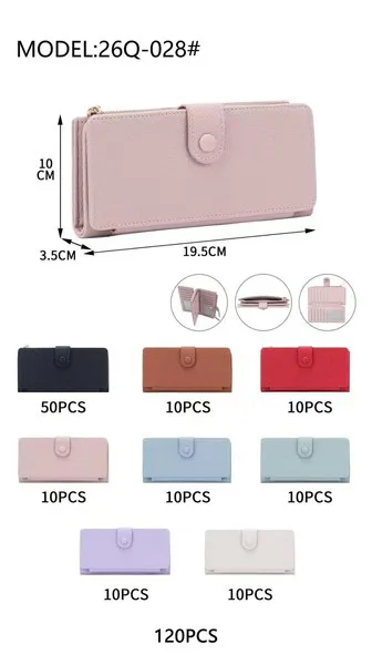Cartera larga para dama