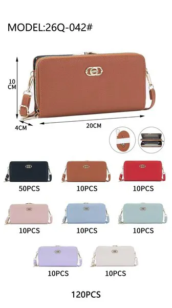 Bolsa cruzada para teléfono con broche