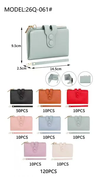 Cartera pequeña plegable para dama