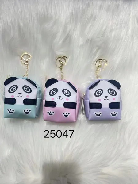 Monedero mini mochila de panda