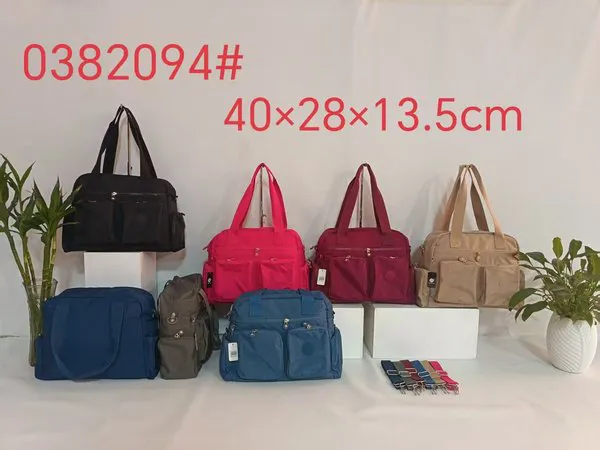 Bolsa de mano de nylon tipo boston