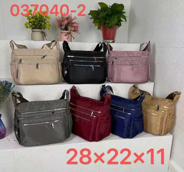 Bolsa cruzada de nailon para mujer
