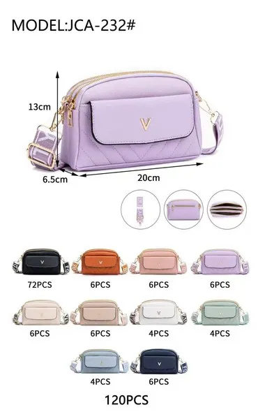 Bolsa cruzada estructurada para mujer