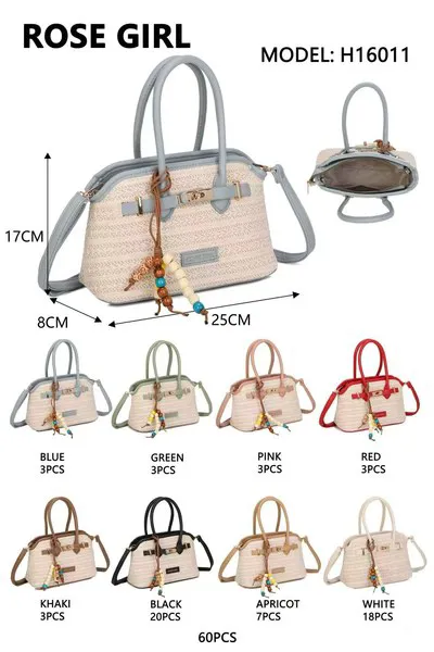 Bolsa tejida para dama
