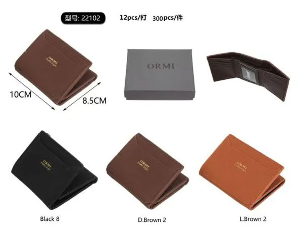 Cartera bicolor para caballero