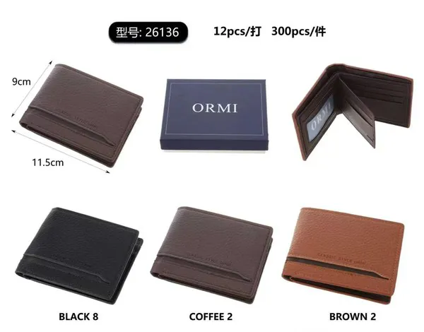 Cartera clásica para hombre