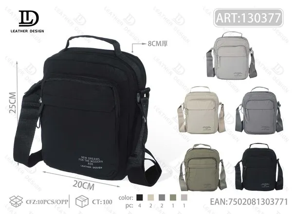 Bolso cruzado vertical para hombre