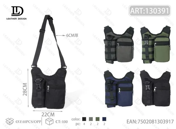 Bolso táctico cruzado para hombre