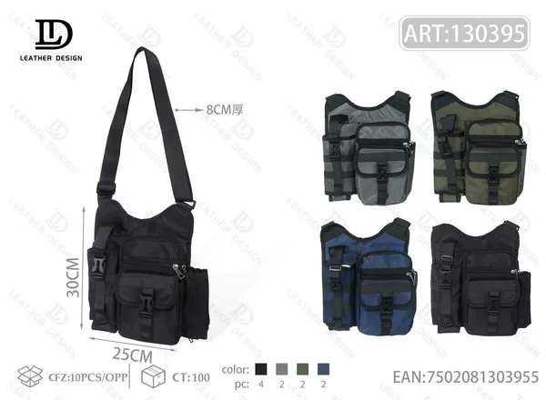 Bolso táctico de hombro para hombre
