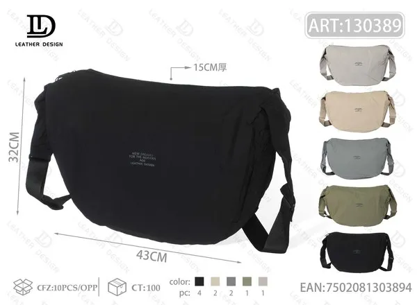 Bandolera media luna para hombre