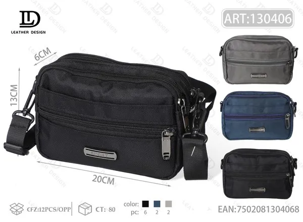 Bolso horizontal pequeño para hombre