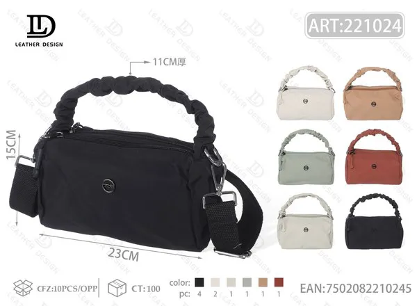 Bolsa de mano de nailon para dama