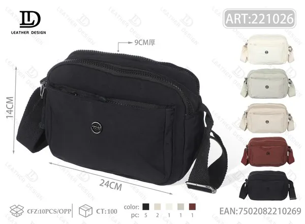 Bolsa cruzada pequeña de nailon