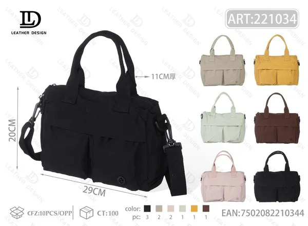 Bolsa de mano impermeable de nailon