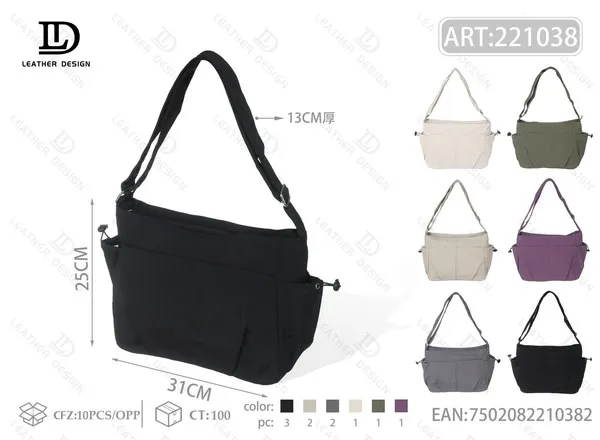 Bolsa de hombro impermeable de nailon