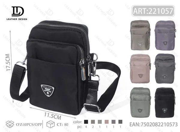 Bolsa cruzada pequeña de nailon
