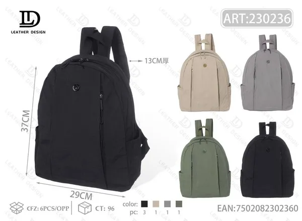 Mochila impermeable de nailon para dama