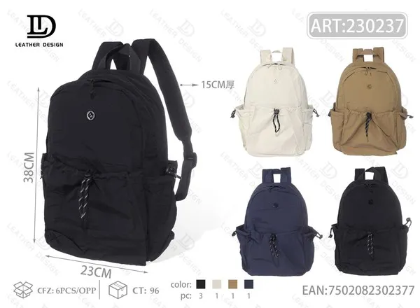 Mochila impermeable de nailon para dama