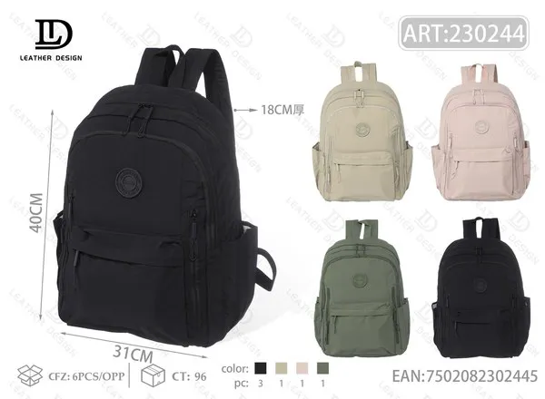 Mochila impermeable de nailon para dama