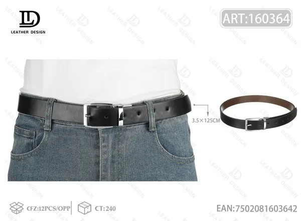 Cinturón para caballero hebilla giratoria