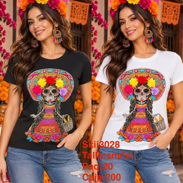 Playera Catrina