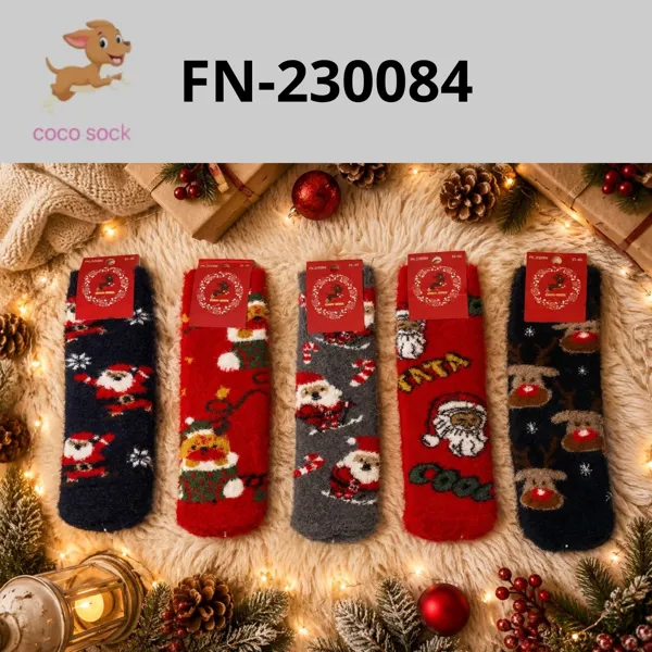 Calcetines navideños térmicos para mujer