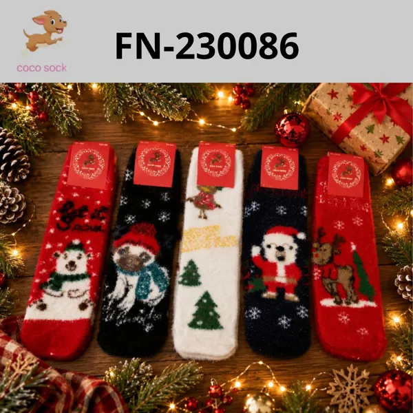 Calcetines navideños térmicos para mujer