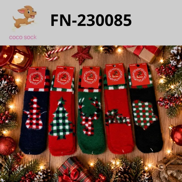 Calcetines navideños térmicos para mujer