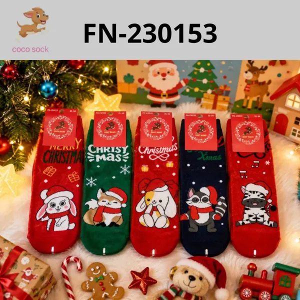 Calcetines navideños para niños