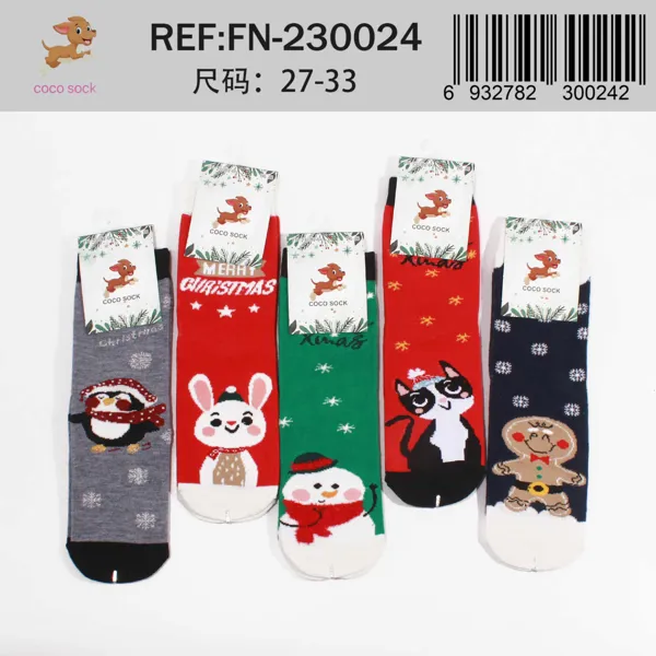 Calcetines navideños para niños